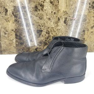 Banana Republic Mens Journey Black Leather Lace Up